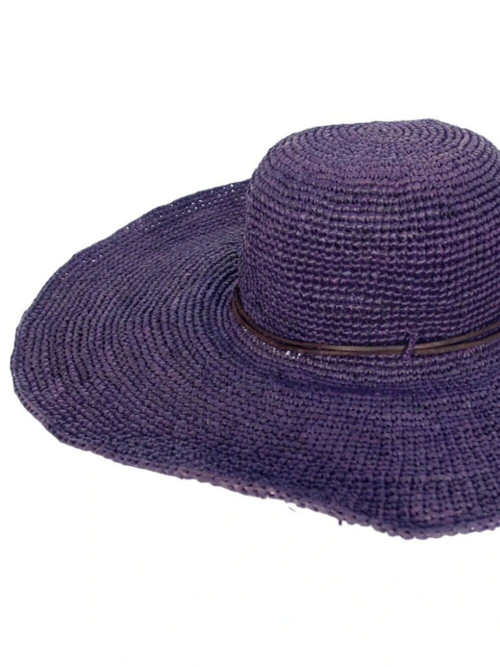 MAR Y SOL Bianca $125 Handmade Raffia Floppy Sun Hat - Made in MADAGASCAR
